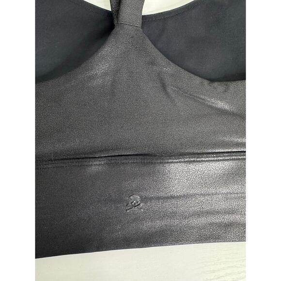Soul By SoulCycle Womens Faux Leather Black Spots Bra Size Small - Picture 7 of 8